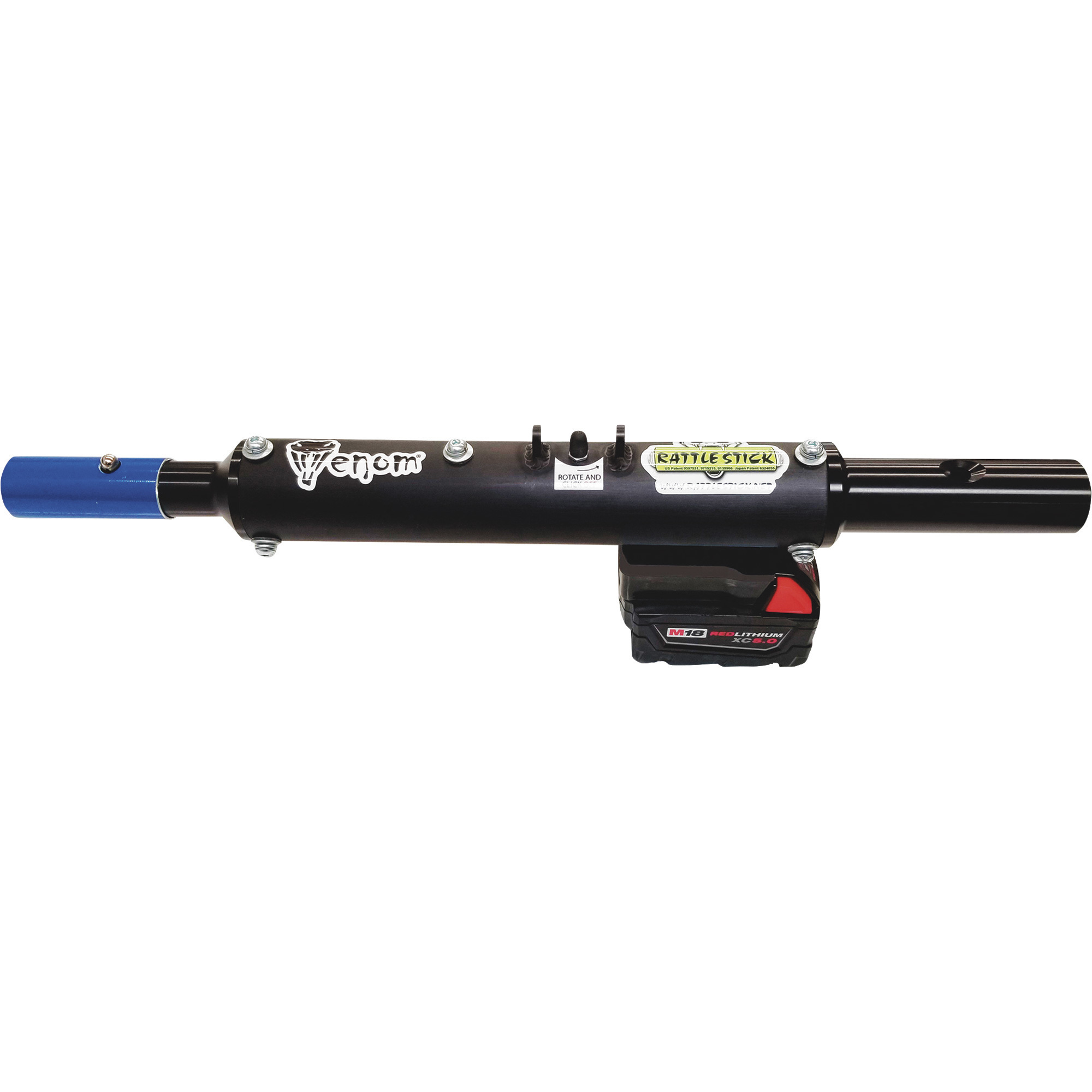Rattle Stick, RATTLE STICK SS MILWAUKEE, Model# RS-EXMW-SS-BLK.RAT